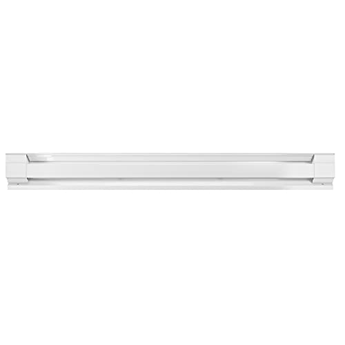 Cadet Manufacturing 09956 240-Volt White Baseboard Hardwire Electric Zone Heater, 1500-Watt, 72-Inch