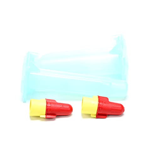 3M Direct Bury Splice Kit DBR/Y-6, 18-10 AWG, UV-Resistant, Steel Spring, Flame Retardant Insulation, 1 pack containing 2 Splice Tubes and 2 R/Y Connectors - style: DBR/Y: Splice Kit
