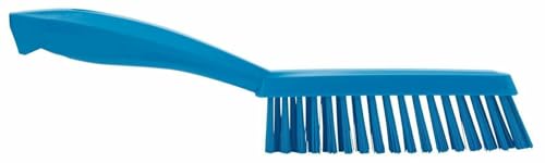 Vikan 13/16 in W Scrub Brush, Stiff, 11 51/64 in L Handle, 5 51/64 in L Brush, Blue, Plastic 41953-1 Each - color: Blue