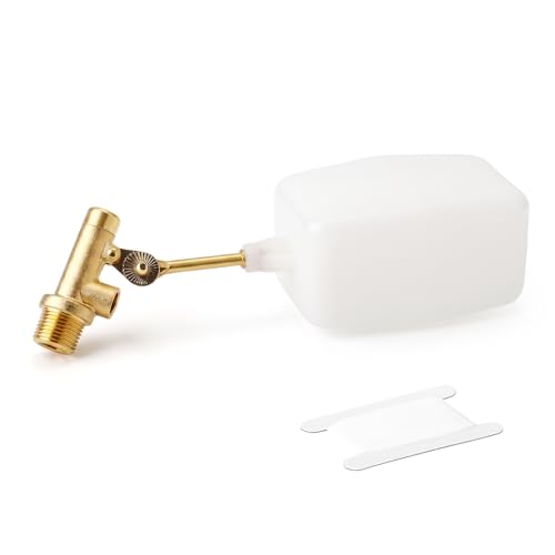 GASHER 3/8" Water Float Valve, 1PCS Water Level Controller for Water Troughs, Fountains, Water fountains, Water Tanks