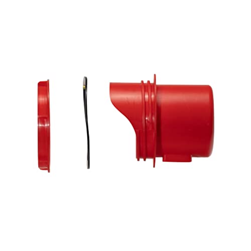 RentACoop Chick2Chicken DIY Medium 4-Port Feeder Kit with Built-in Slider Port Covers and Hole Saw