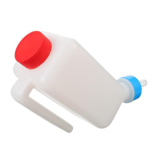 HANABASS 3pcs Versatile Livestock Feeding Bottle for Newborn Animals Calf Sheep Lamb Milk Jug Nipple
