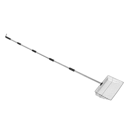 DOITOOL Scooper for Waste Long Metal Poultry with Large Detachable Handle and 66.8" Removal Manure Cleaning in Animal Agricultural and Livestock Stall Supplies
