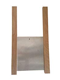 ChickenGuard Classic Door Kit Combi - 'Extreme' Auto Coop Door Opener Plus Aluminium Pop Hole Door with Oak Runners, Indoor/Outdoor Automatic Chicken Coop, Backyard Hen House Accessory