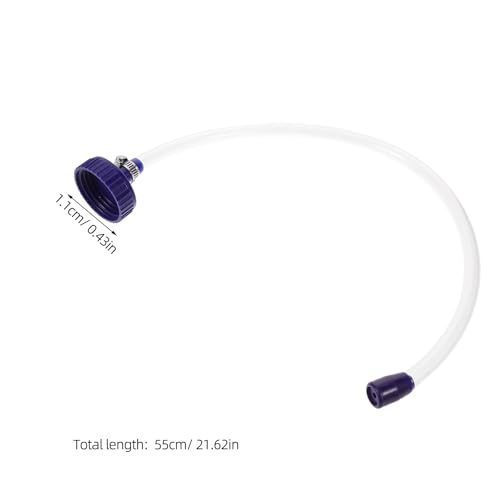 Calf Feeder Tube Lamb Drink Feeder Nursing Milk Hose Flexible Plastic Hose for Cow Goat Milk 21.65In Dosing for Newborn Livestock Feeding