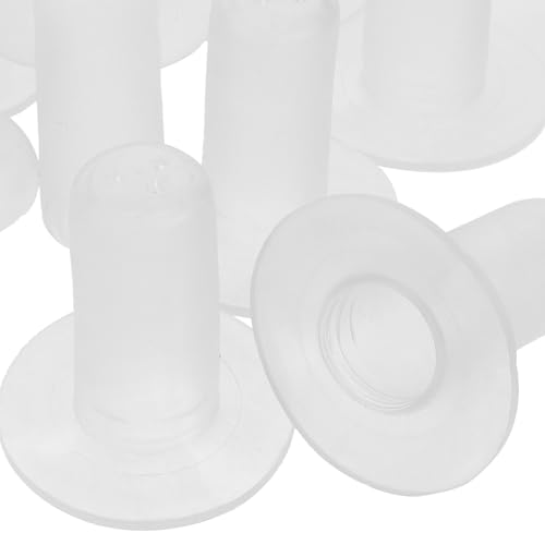Lurrose 10pcs Calf Feeding Bottle Nipples Rubber Teats for Nursing Bottles Livestock Milk Feeding Supplies Suitable for Farm Use