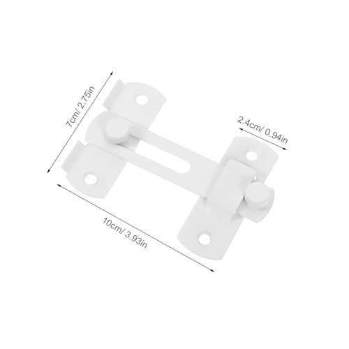 POPETPOP Stainless Steel Pet Heavy Duty Latch for Barn Door Shed and Wooden Fence Rustproof Design with Enhanced Strength for Secure Pet Enclosures Easy Installation