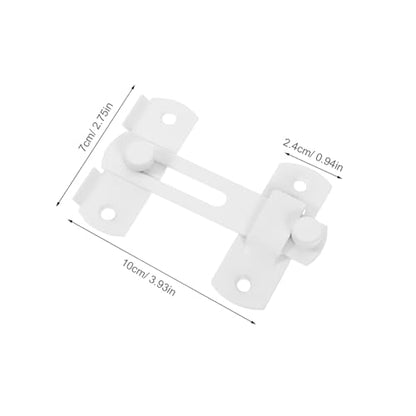 POPETPOP Stainless Steel Pet Heavy Duty Latch for Barn Door Shed and Wooden Fence Rustproof Design with Enhanced Strength for Secure Pet Enclosures Easy Installation