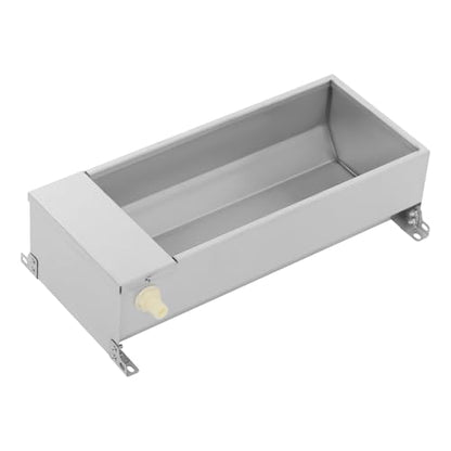 Automatic Livestock Water Trough, 2 Gallon Stainless Steel Water Bowl with Float Valve, Self Filling Water Trough for Dogs, Horse, Goat, Pig, Sheep