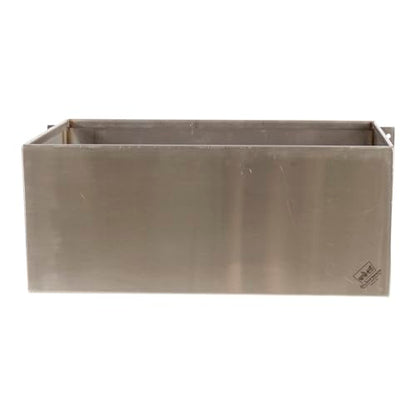 Heavy-Duty Stainless Steel Horse Water Trough (24" L x 13" D x 10" H) with Mounts