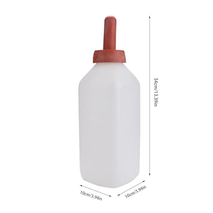 Livestock Milk Feeder Bottle, 2L Nursing Bottle Set for Calf, Sheep, Lamb, Cow