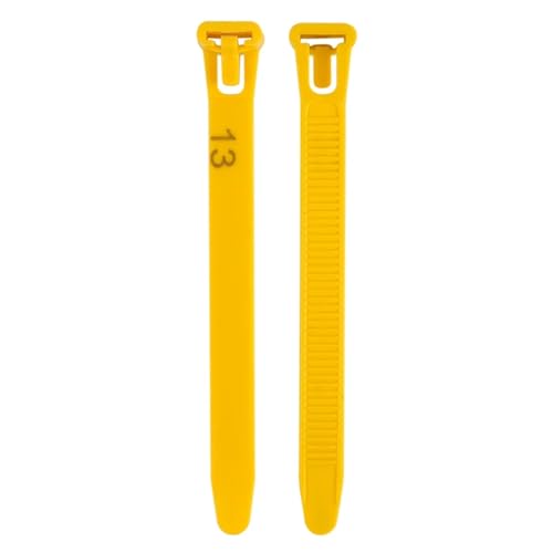 Chicken Leg Bands 300 Pcs Adjustable Chicken Foot Ring 8~28mm Turkey Goose Duck Poultry Rings Bird Carry Marking Cards(Yellow) - color: Yellow