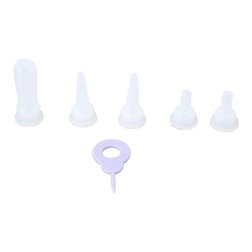 Puppy Milk Feeder,Puppy Feeder Milk Bowl Multi Nipples Plastic Easy to Clean Anti Flatulence for Kitten Pet (Pink) - color: Pink