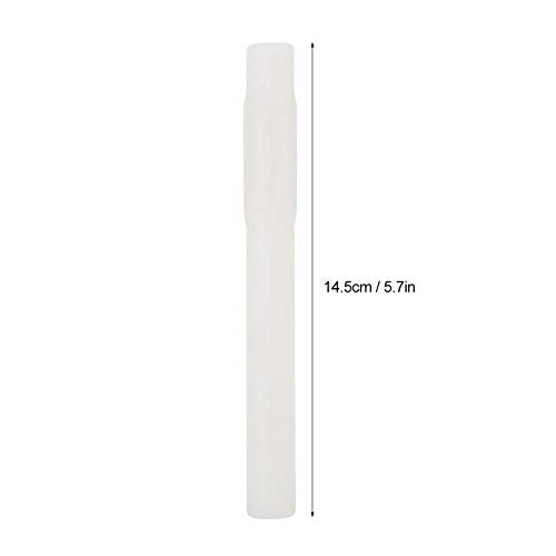 Milking Short Tube, Food Grade Rubber Short Tube Pipe Milking Machine Accessories Milking Cup Set Parts(White)