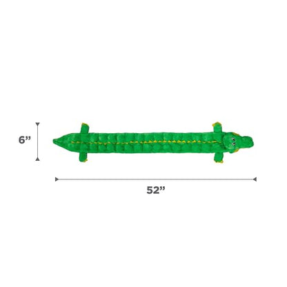 Outward Hound Squeaker Matz Plush Gator Dog Toy, XXL - size: 2X-Large (Pack of 1)