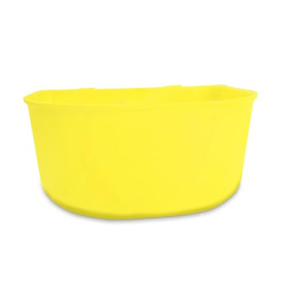 3pcs Cage Cups 25oz Feeder and Waterer Chicken Food Bowl, Hanging Rabbit Drinker Cup Yellow Bird Water Container with Hooks,Pet Feeding Dish for Small Animals - size: 3 Pack