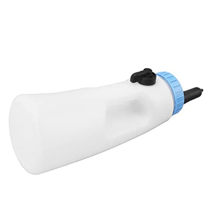 Vertical Calf Feeding Bottle, 2.5L Calf Milk Bottle PE Material, Sturdy Screw Cap with Handle, Control Valve for Calves Lambs, Strong Sealing, Vertical Calf Bottle