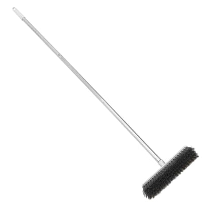 KICHOUSE Long Handle Stiff Scrubbing Brush Heavy Duty Broom for Indoor Cleaning for Bathroom Kitchen and Outdoor Use Hard Bristles for Stubborn Stains and Versatile Cleaning Tasks