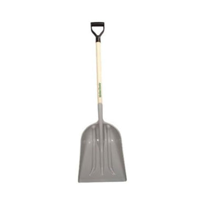 True Temper 2604300 Poly Scoop with Hardwood Handle & D-Grip