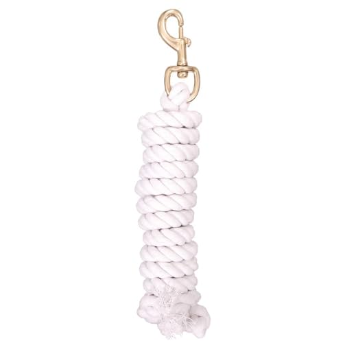 Tough 1 Braided Cotton Lead with Bolt Snap - color: White