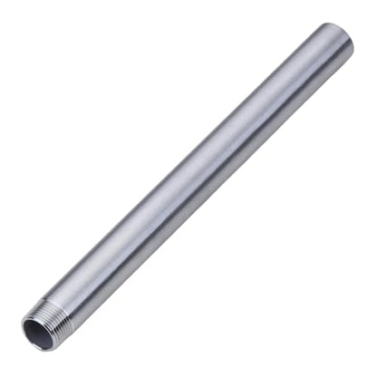 CONSTELLAR 304 Stainless Steel Pipe Nipple - 1" NPT Male x 1" NPT Female Threaded Fitting, 16 Inch (400mm) Length 3mm Wall Thickness Heavy Duty Seamless Pipe Nipple for Water Gas Oil fluid (1 Pack) - size: 1" NPT Male x 1" NPT Female, style: 400mm (16 inc