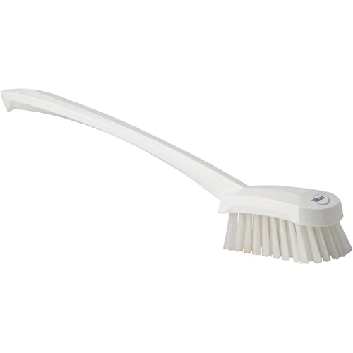 Vikan 41865 Brush,Washing,Stiff,15.75",PP/PBT,White - color: White
