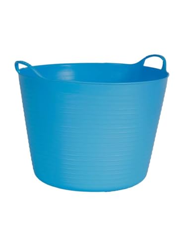 Red Gorilla Large Flexible Plastic Tub, Toy Storage, Laundry, Gardening & More, 38 Liter/10 Gallon, Blue - color: Blue