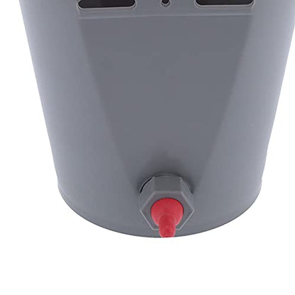 flexman 8L Cow Feeder Bucket, Lamb Milk Feed Bucket with Nipples Check Valves, Sheep Milk Feeding Bucket with Lifting Handle for Farms Livestock (for Sheep) - size: For sheep