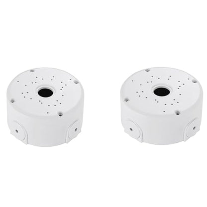 Universal Bullet Security Camera Junction Box Mount Bracket Plastic Rainproof Junction Box Mount Bracket for IP Camera Electric Enclosure, Indoor/Outdoor Wall Cable Junction Base Boxes (2 Pack) - size: 2 PACK