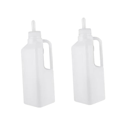 MERRYHAPY 850ml Silicone Lamb Feeding Bottle Replacement Nipples for Nursing Sheep Goats and Other Livestock Sturdy and Easy to Clean Feeding Supplies