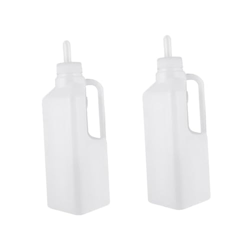 MERRYHAPY 850ml Silicone Lamb Feeding Bottle Replacement Nipples for Nursing Sheep Goats and Other Livestock Sturdy and Easy to Clean Feeding Supplies