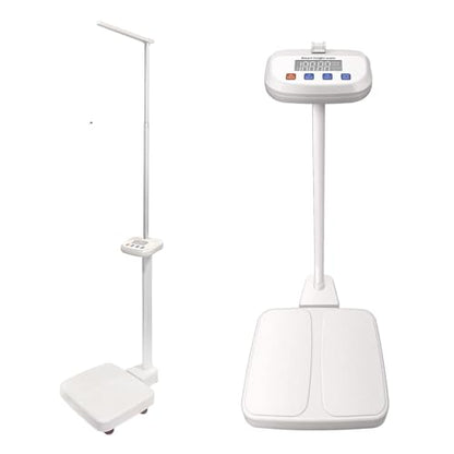 Digital Medical Scale,Professional Height and Weight Physicians Scale for Hospital, School, Beauty Salon.Measuring Range: 0.44 lbs - 400 lbs,2.3 ft - 6.9 ft. - size: 400lbs