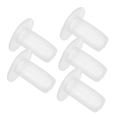 VICASKY 5pcs Nursing Teats for Young Animals Pet Feeding Nipples for Calves and Easy to and Replace Essential Feeding Supplies