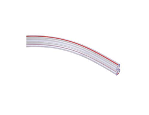 Milk Hose/Tube Transparent Food Grade For Cow Or Goat Milking Machines 8 Ft Long (5/8 Inch ID) With 8 FT Pulsator Hose By Melasty