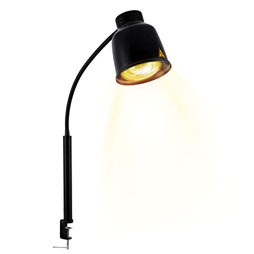 Portable Food Heat Lamp with Fixture Base 250w Bulb for Food Restaurant Or Home Kitchen Food Heating Lamp Warmer