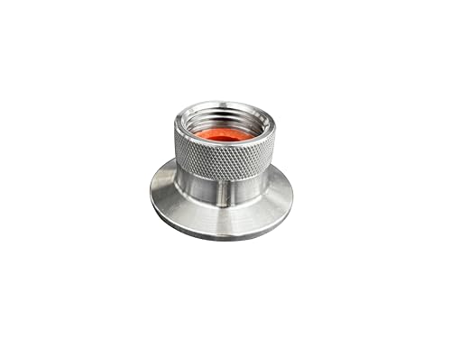 3/4 Garden Hose To 1.5 Tri Clover Compatible To Female Garden Hose Adapter 1.5 Sanitary Tri Clamp 1.5 TC x 3/4 Garden Hose Connector