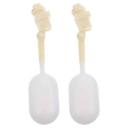 Luxshiny 2 Pcs Automatic Float Valve Dn20 Plastic Water Level Control Valve for Livestock Waterer Bowls, Compatible with Cattle, Horse, Goat, Pig, and Dog Farm Use