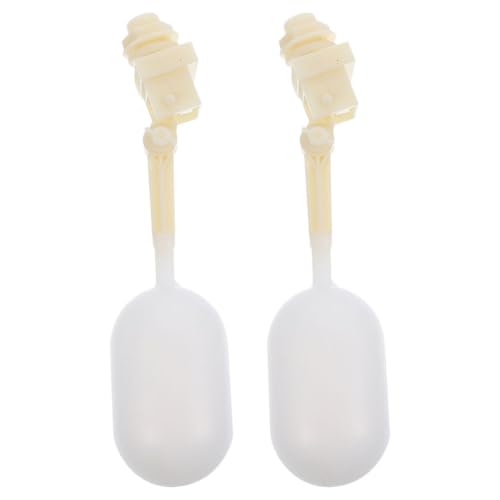 Luxshiny 2 Pcs Automatic Float Valve Dn20 Plastic Water Level Control Valve for Livestock Waterer Bowls, Compatible with Cattle, Horse, Goat, Pig, and Dog Farm Use
