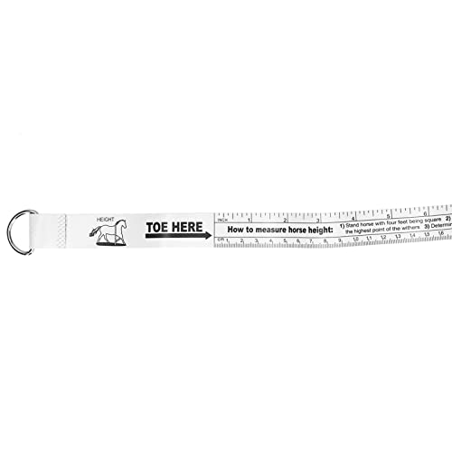 Horse Weight Tape & Measuring Stick | 242cm PVC Tear Tolerant/Protective | Accurate Bust Weight & Body Length for Horses/Farm Animals | Portable Animal Husbandry Tool