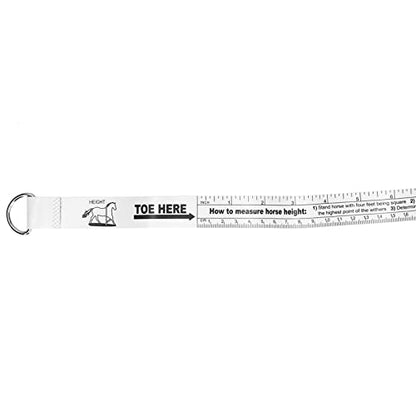 Horse Weight Tape & Measuring Stick | 242cm PVC Tear Tolerant/Protective | Accurate Bust Weight & Body Length for Horses/Farm Animals | Portable Animal Husbandry Tool