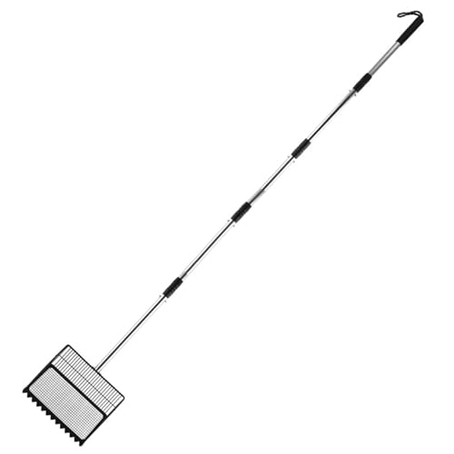 Comfortable Long Handle Waste Tool with Swappable Attachment for Household Pet and Poultry Care Chicken Area