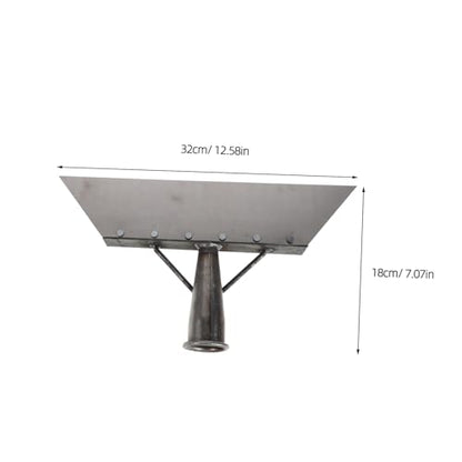 Heavy Duty Manganese Steel Farm Cleaning Shovel 32cm for Barn Manure Removal Livestock Dung Scraper Tool