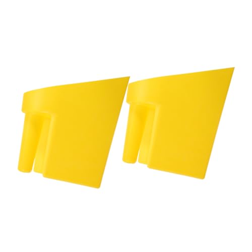 Abaodam 2Pcs Heavy Duty Plastic Feeding Shovel Capacity Livestock Food Scoop for Poultry and Farm Use Ergonomic Handle for Comfortable Grip Durable Design for Efficient Feeding