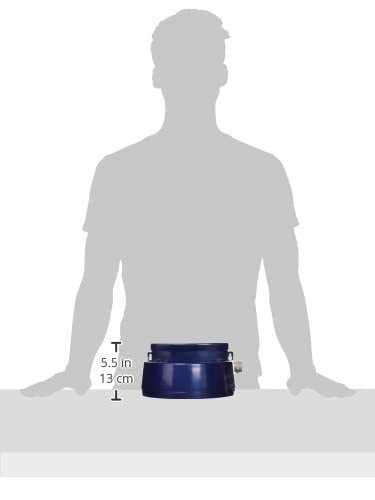 Coastal Pet Bergan Auto-Wata - Outdoor Dog & Cat Water Dispenser - Automatic Water Bowl for Pets - Made from Durable, BPA-Free Plastic - Self-Watering Cat & Dog Bowl - Navy, 48 Ounces