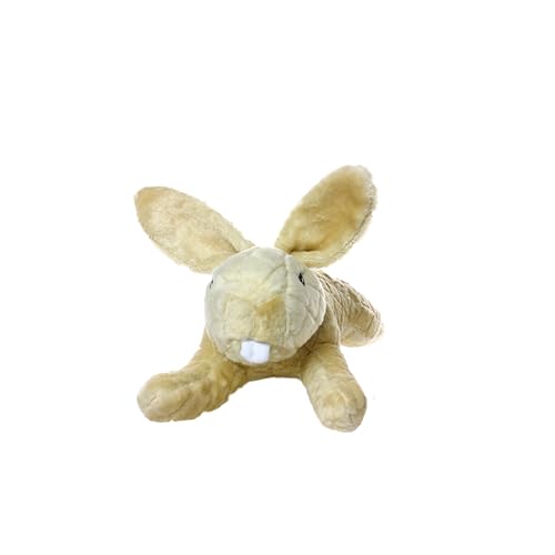 MIGHTY- Massive-Nature-Rabbit- Squeaker-Multiple Layers. Made Durable, Strong & Tough. Interactive Play Dog Toy (Tug, Toss & Fetch). Machine Washable & Floats | Multiple Layers & Reinforced Seams , Washable and Floats , Mighty® Construction - color: Brown