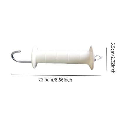10 Pieces Fence Gate Handles Electric Fence Gate Handle Heavy Duty Spring Assistance Accessories Direct Replacement Easy Installation Sturdy Material