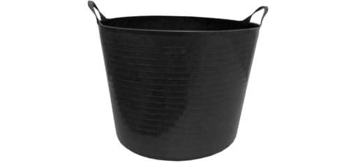 TUFF Stuff Products TUFF Flex TUB Farm Animal Feeder, 4.2-GAL, Black