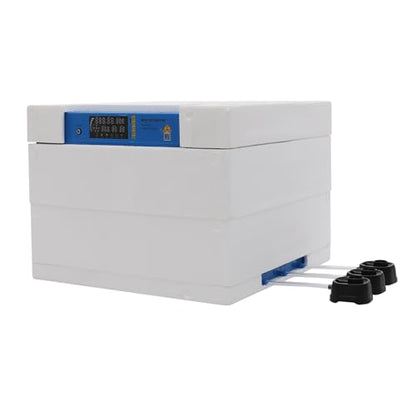 Blue 128 Egg Incubator Automatic Digital Poultry Hatcher Machine with Auto Turning & Humidity Control for Chicken Duck Goose Quail Birds
