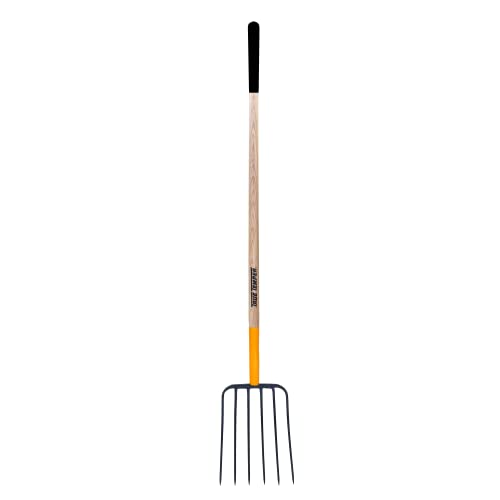 TRUE TEMPER Wood Manure Fork,12 in 1838200-1 Each - style: Hardwood Handle Manure Fork