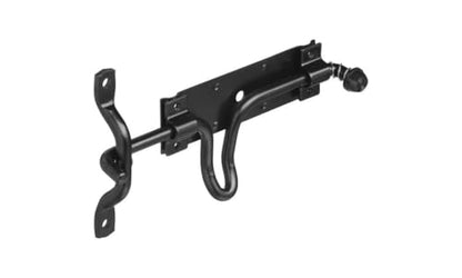 National Hardware N342-683 Vinyl Gate Automatic Latch White Self Locking Gate Latch for Outdoor Fence Gate Hardware with Fingertip Trip Release Rust Resistant Livestock Protection